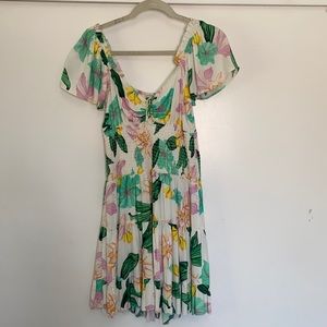 Cleobella ruffle mini dress